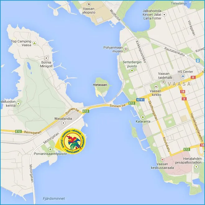 Tropiclandia map