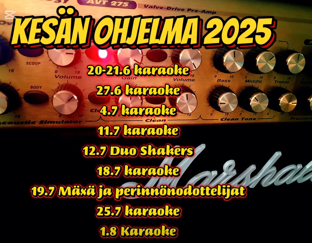Kesän ohjelma 2025